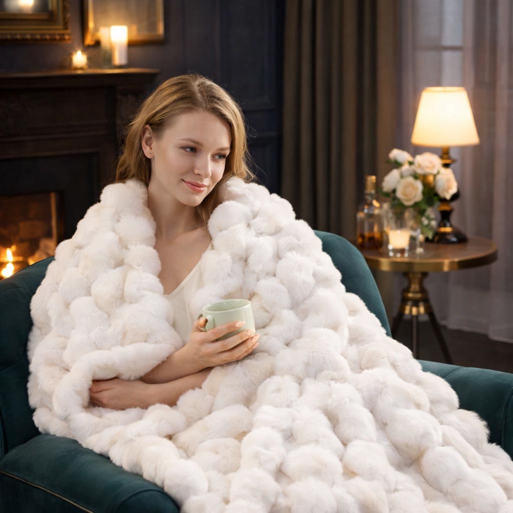 Bala Blanket - Ultra-Soft Faux Fur Blanket for Maximum Comfort & Warmth